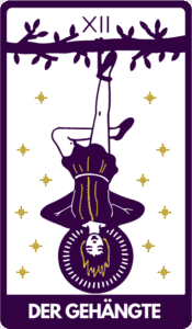 Tarotkarte der Gehängte