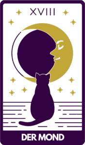 Tarotkarte der Mond