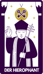 Tarotkarte der Hierophant